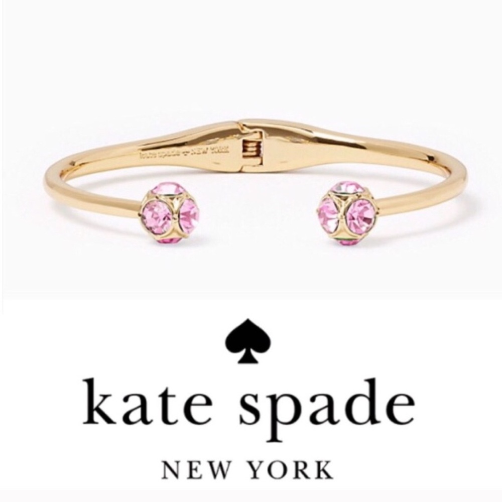 Kate Spade Gold and Pink Bracelet